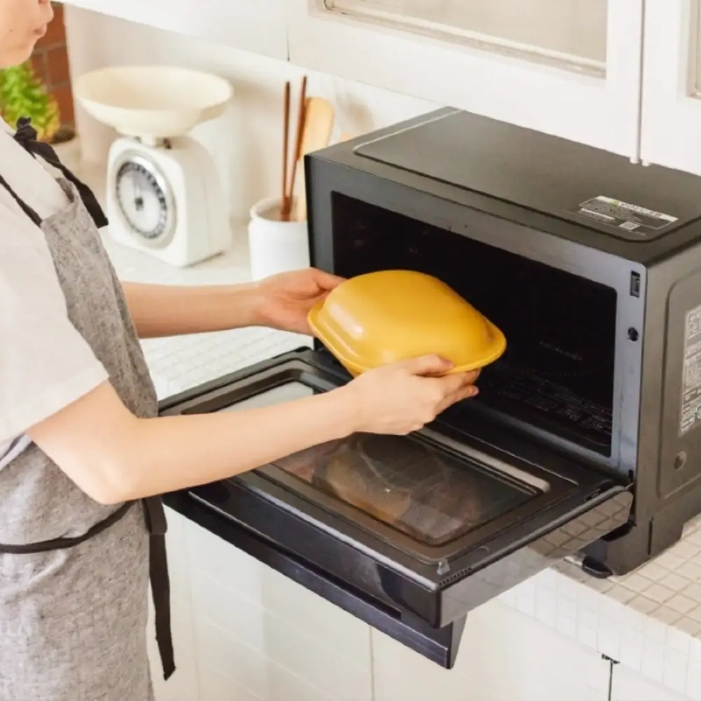新発想・電子レンジで簡単に本格調理ができるRANGESTAR（レンジスター）large（ダークブルー）