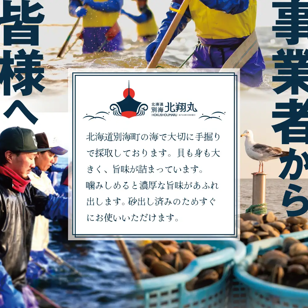  【冷凍】北海道　道東産 アサリ中 3kg 約 300g ×10 袋（北海道 あさり アサリ 人気 ふるさと納税 ）