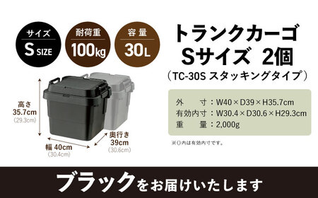 トランクカーゴ Sサイズ 2個組  ブラック /  恵那市 / 東谷 [AUAD030]