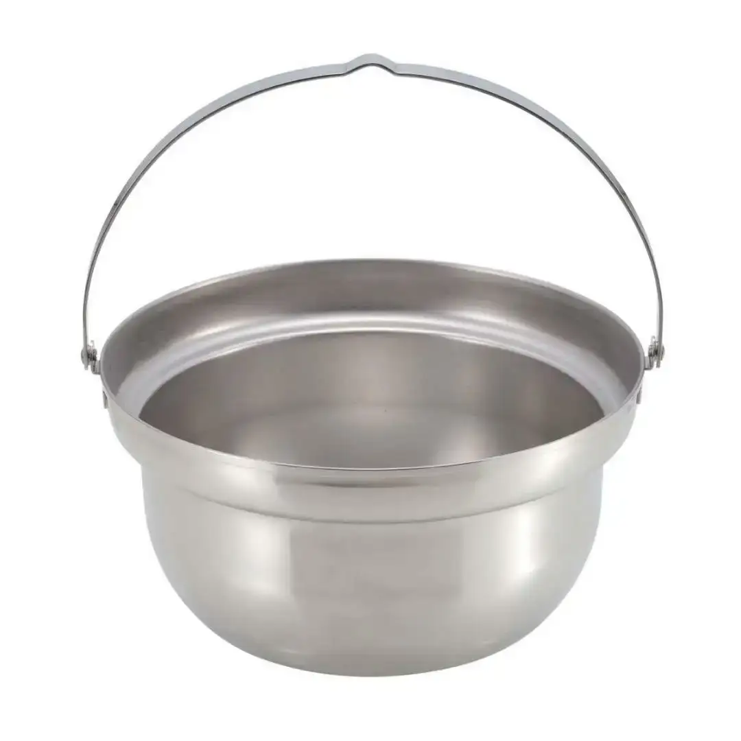 木蓋付きキャンプ焚火鍋 22cm 鍋 CAPTAIN STAG キャプテンスタッグ アウトドア用品 キャンプ用品 調理器具 防災 防災グッズ 防災用品 【013S071】