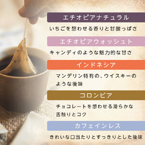 【向島の珈琲豆焙煎所】ティーバック式コーヒーバッグ18個