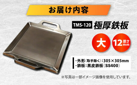 【極厚鉄板】TMS-120 鉄板 12mm [BIBA015]