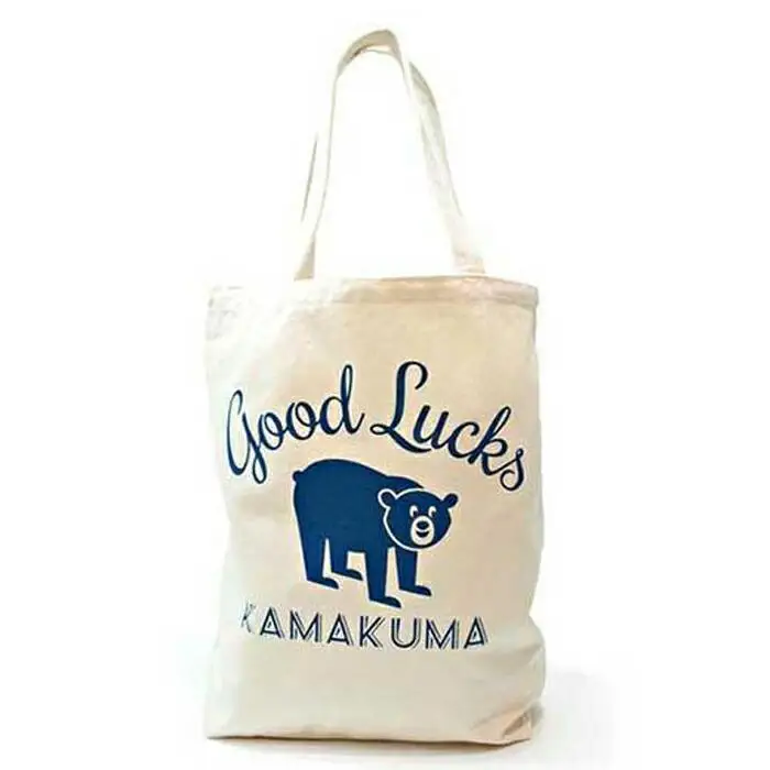 【XLサイズ】鎌倉の人気キャラクターカマクマのスウェット（ネイビー）とTOTEバッグ