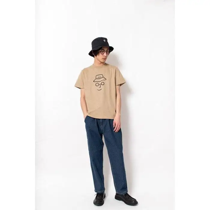 《0》レディースM　バケットハットTシャツ　BEIGE
