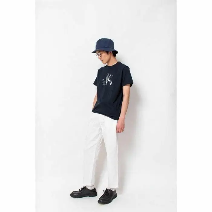 《1》レディースL・メンズS～M　ミュージックTシャツ　NAVY