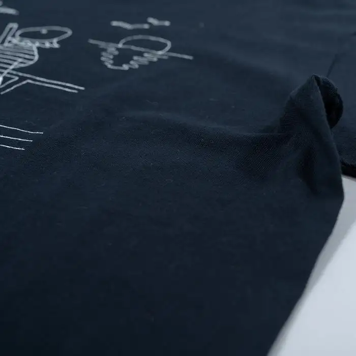 《0》【KEYMEMORY鎌倉】Sea heartイラストTシャツ NAVY