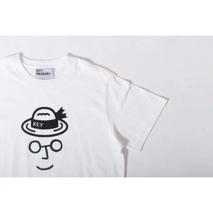 【0サイズ】【KEY MEMORY】Straw hat T-shirts WHITE