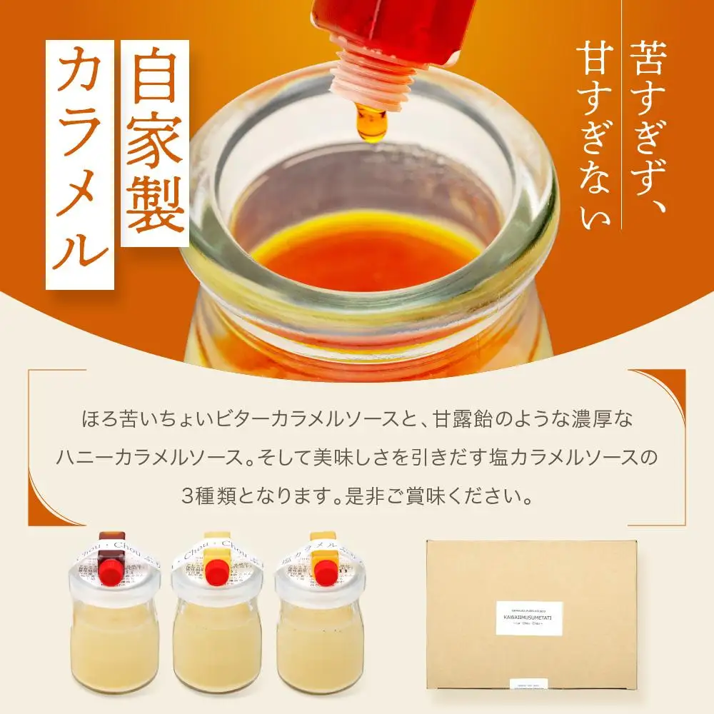 1番人気MIX7個セット（ハニーカラメルぷりん２個・ちょいビターカラメルぷりん２個・塩カラメルぷりん3個） | スイーツ 人気店 プリン 人気 おすすめ プリンセット カラメル セット ギフト プレゼント 送料無料 神奈川 鎌倉 プリン