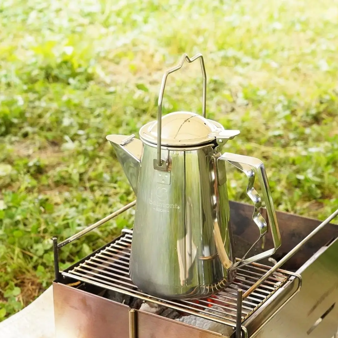 [ベルモント] 野缶-NOCAN- 1.2L ケトル ステンレス製 IH対応 キャンプ用品 アウトドア用品【028S014】