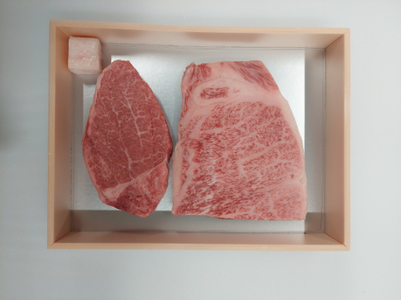 近江牛 ステーキセット 290g ヒレ サーロイン 冷凍 寛閑観【FR02W1】