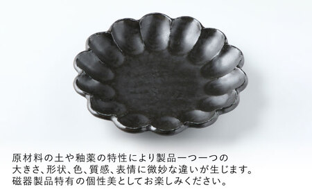 【美濃焼】リンカ 朝食 セット（21プレート・スープカップ）黒練【カネコ小兵製陶所】【TOKI MINOYAKI返礼品】食器 パスタ皿 パン皿 ケーキ皿 スープボウル 朝ごはん ランチ ティータイム ギフト プレゼント シンプル 写真映え おしゃれ [MBD185]