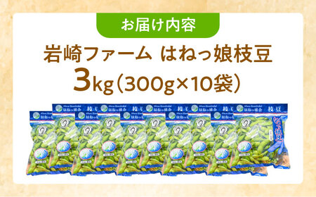 【先行予約】【数量限定100セット】はねっ娘枝豆 3kg（300g×10袋） [AKCZ002]