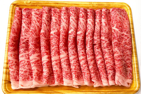 【厳選部位】博多和牛 サーロイン しゃぶしゃぶ すき焼き 用 スライス 500g×2p 計 1kg 化粧箱 [MEAT PLUS 福岡県 筑紫野市 21761017]