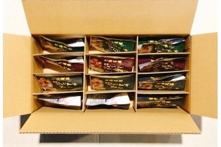 ほたての煮付けセット(旨煮・水煮・バター醤油・バジル)各4P A-09113