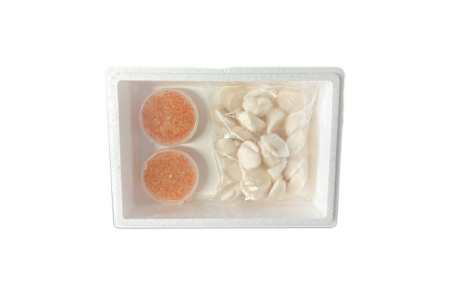 いくら醤油漬け100g×2P、ほたて貝柱500g×1P C-76032