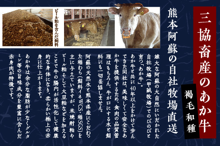 あか牛 バラ 切り落とし 500g・あか牛のタレ 200ml 付  046-0621