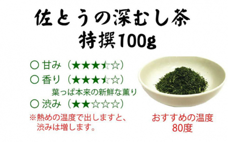 深蒸し茶 特選 ・ 特上茶 詰合せ 100g×8本セット 【有限会社 佐とう製茶】[ZAS003]