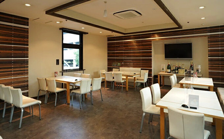 お食事券 ビストロそうぼう 3,000円分（ランチ、ディナーコースや石窯料理が人気の広島県三原市のビストロ）087003