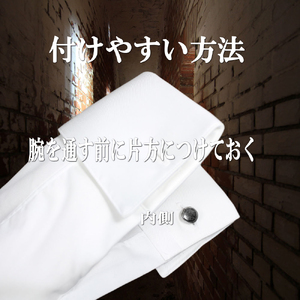 伊万里焼強化磁器カフスボタン（2色濃） 029-H1012