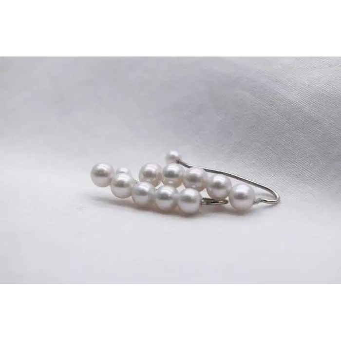 淡水真珠付きイヤーカフ4.5mm　　