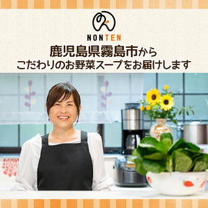 A5-031 ＜無添加！食品添加物・保存料不使用＞お野菜スープ(360g×3袋・合計1080g)【NONTEN】霧島市 国産 野菜 スープ 加工食品 ストック 朝ごはん 夜食 簡単