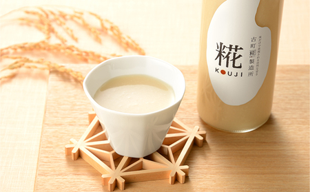 古町糀製造所 糀甘酒プレーン12本セット 甘酒 糀甘酒 500ml 12本 セット あま酒 プレーン ノンアルコール 飲み物 糀 こうじ 新潟 