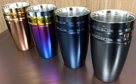 LIFE UW FACTORY タンブラーカラー（ライン2本） 食器 グラス コップ 雑貨 加工品  ブルー