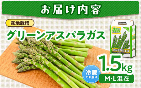 グリーンアスパラガス 1.5kg アスパラ AJAM001