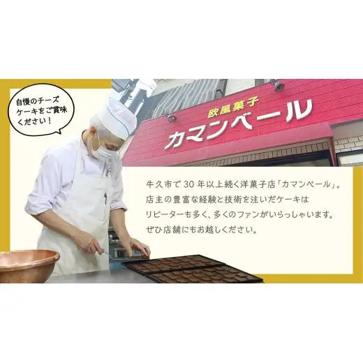 ベイクド チーズケーキ （ スフレ タイプ） 6号 × 1個