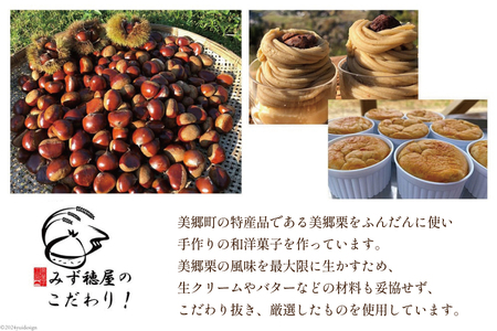 菓子 栗のパウンドケーキ 1本 & マロンパイ 6個 セット [栗菓子工房みず穂屋 宮崎県 美郷町 31at0022]
