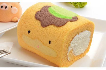 福嶋屋生ロールケーキ３点セット（バニラ・珈琲・ぐんまちゃん）【冷凍】
