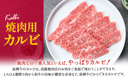 黒毛和牛 黒樺牛 焼肉用 牛肉 カルビ 250g|杉本本店