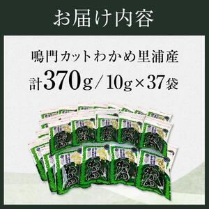 鳴門カットわかめ里浦産10g×37　計370g （徳島県認証マーク付)