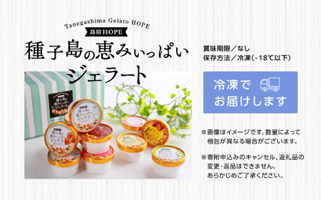 恵みジェラート6個セット【種子島ジェラートＨＯＰＥ】
