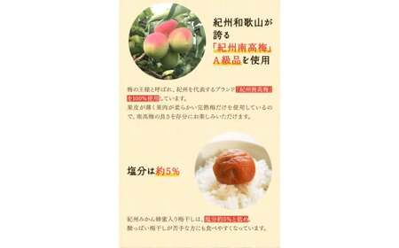 梅干し 紀州みかん蜂蜜入り梅干し 800g 【mtz001-1】