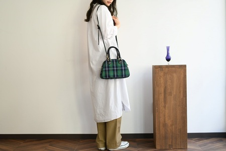 【horii.】クラシックバッグ  ”エマタータン”ショルダーベルト付（99-9）