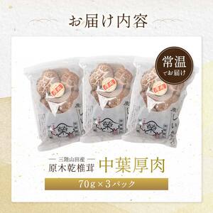 三陸山田産　原木乾椎茸「中葉厚肉」 三陸山田 山田町 野菜 きのこ きのこ名人 農林水産大臣賞 匠 YD-455