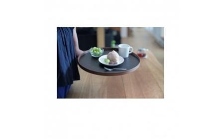 RoundRaysTrayL 黒檀 ebony  ｜トレー プレート お皿 皿 食器 インテリア