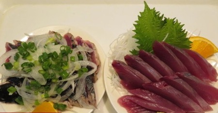 26-229．本生！老舗魚屋大将が厳選したカツオの食べ比べセット！本格カツオ藁焼きタタキと刺身（合計400ｇ）