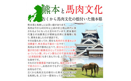 馬刺し 3種盛りタレ付 馬刺し