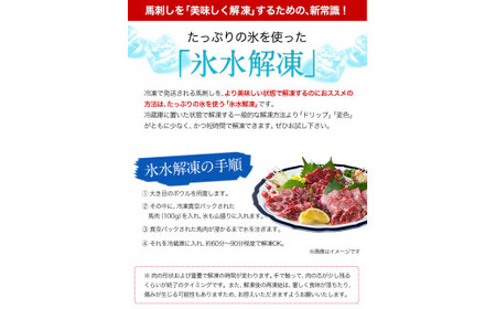 鮮馬刺し大トロ 約240g タレ付き 馬肉 冷凍 《60日以内に出荷予定(土日祝除く)》 