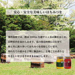 信州産アカシアはちみつ600g・百花はちみつ600gセット_調味料 はちみつ  ハチミツ 蜂蜜_【1416540】