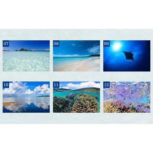 13種類から選べる ISHIGAKI壁掛けアクリルフォト A4　BS-6