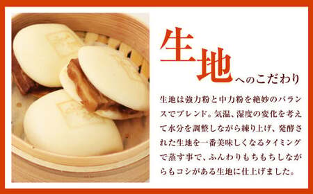 【3ヶ月定期便】 長崎 角煮 卓袱(しっぽく) まんじゅう 70g×9個 ×3回 角煮【FT3】
