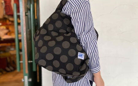 バッグ PHAROS Hatoribe 3WAY バッグ ブラック おしゃれ ママ 学生 通学 お稽古 エコバッグ リバーシブル 軽量 かわいい 広島県福山市/有限会社ホルス [BAFG064]