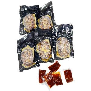 【簡単ごはん】お惣菜　洋食セット(大きな有頭エビフライ・特製ソース付ハンバーグ)【001-0121】