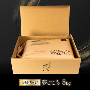 令和7年産 米 夢ごこち 5kg お米
