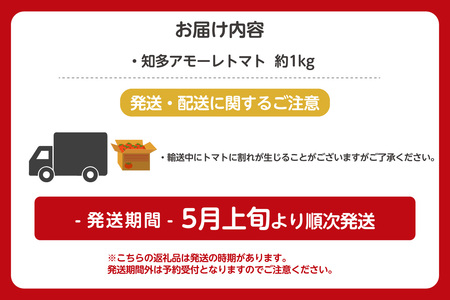 【先行予約】有機栽培ミニトマト　知多アモーレトマト　約1kg