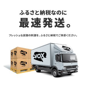 強炭酸水 【最短3日】VOX バナジウム 500ml 24本(ミントフレーバー)  炭酸