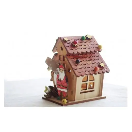 あかりの灯るクリスマスのおうち（おうちでつくるキット）[946]
